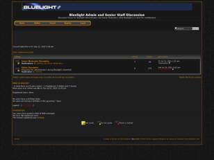 Bluelight Admin Discussion